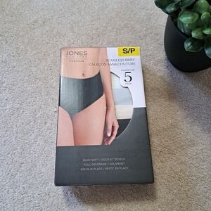 Jones New York Seamless Briefs | 5 Pack Underwear Women's Small